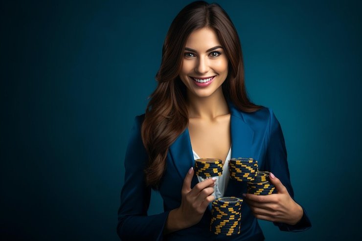 Antarmuka aplikasi dso777 dengan tabel blackjack dealer langsung di layar smartphone